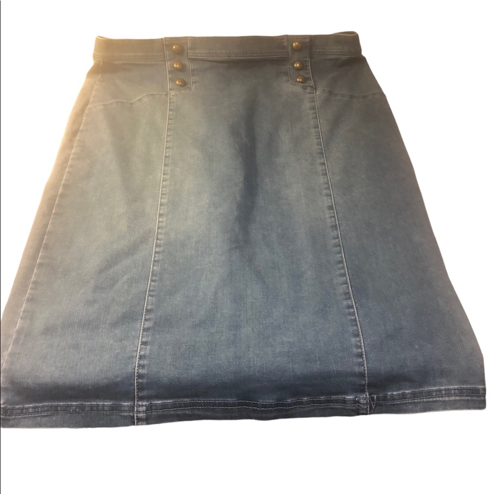 Soho New York & Company Jean Skirt Mid XL